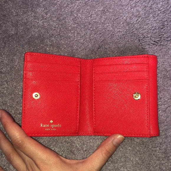 Red Kate Spade wallet - Picture 3 of 3